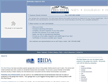 Tablet Screenshot of pro-techdoors.com
